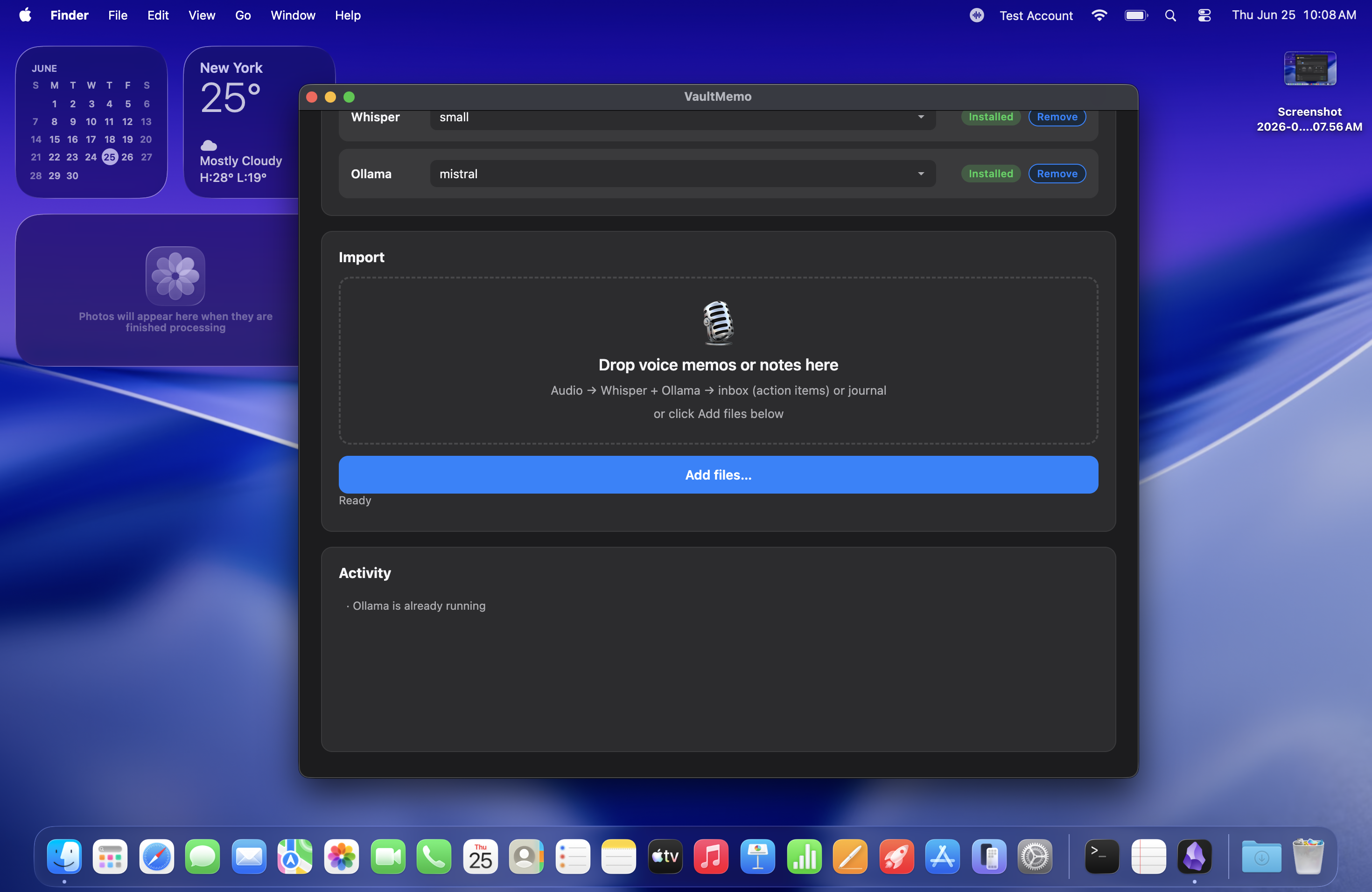 VaultMemo screenshot