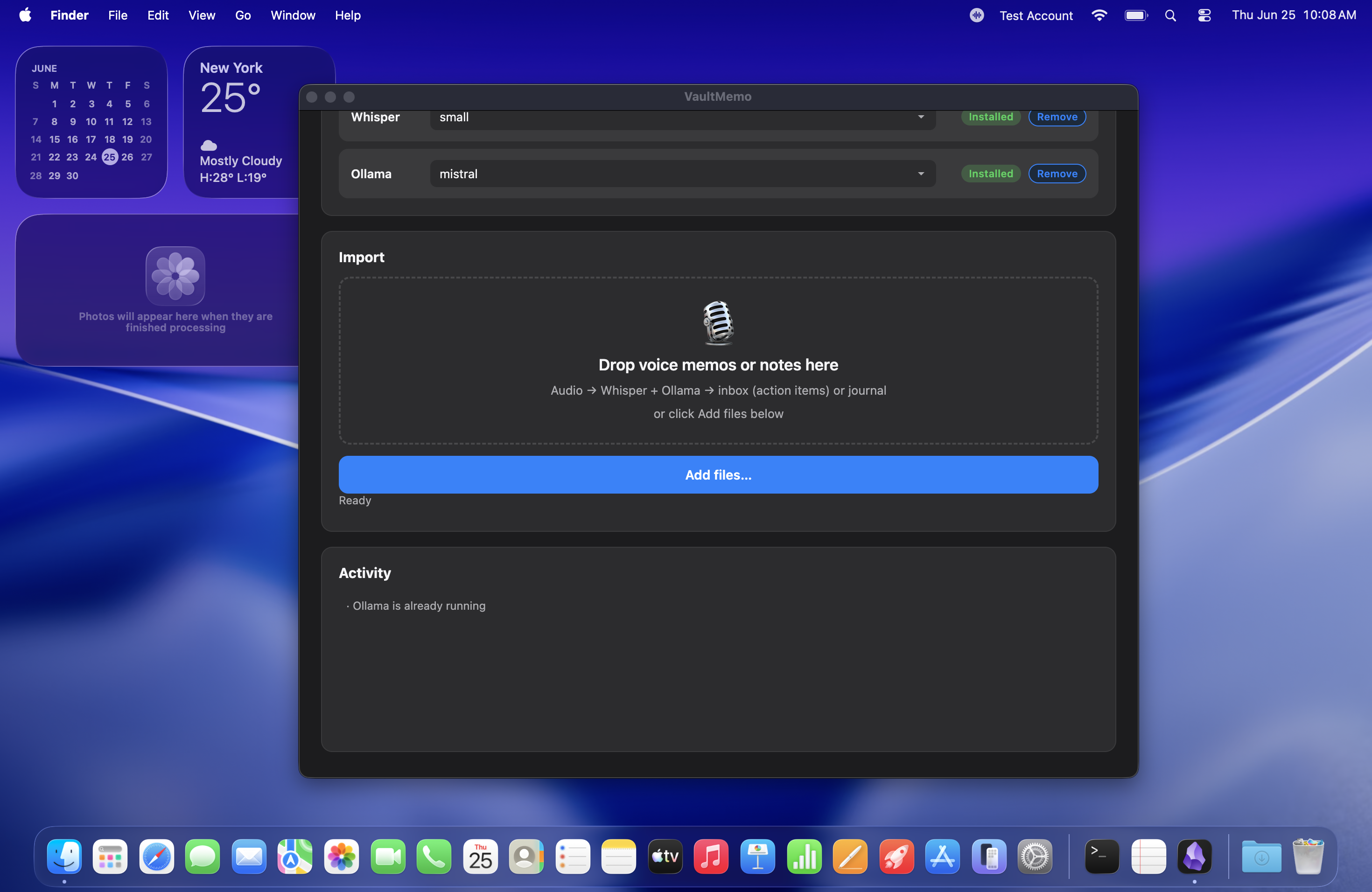 VaultMemo screenshot